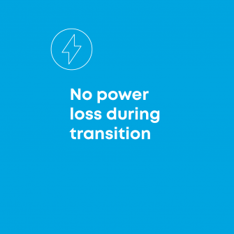 No power loss during transition