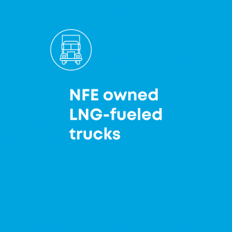 NFE owned LNG-fueled trucks