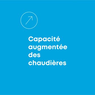 Capacite augmentee des chaudieres