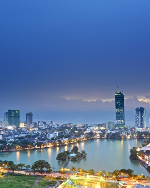 Colombo Sri Lanka skyline