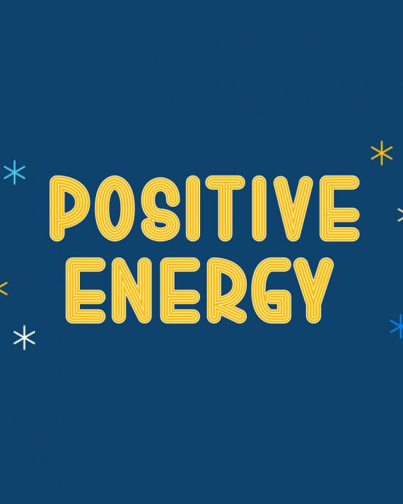 Positive energy graphic